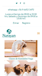 Mobile Screenshot of narayanyoga.cl